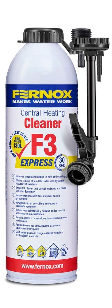 Fernox Cleaner F3 Express nettoyant puissant circuits de chauffage central 400ml vue 1