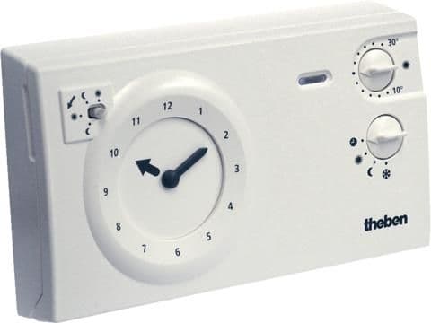 Thermostat à horloge 230V 45 60Hz 24 heures / 7 jours 1CO 6A vue 1