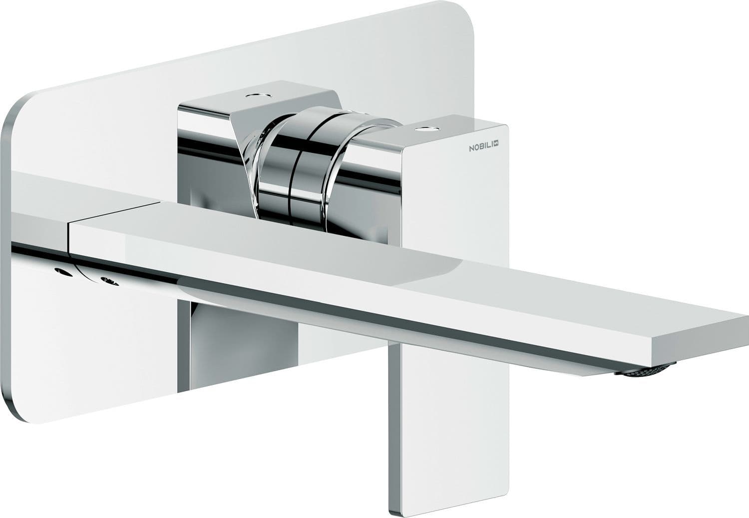SET DE FINITION MITIGEUR LAVABO MURAL SEVEN NOBILI 200MM CHROME vue 1