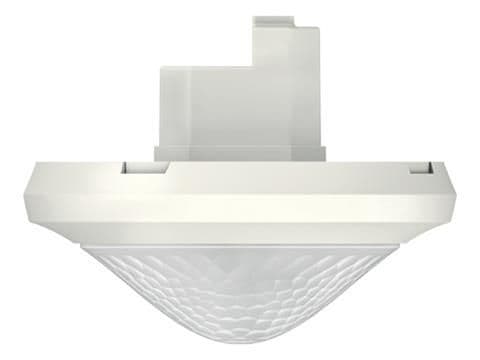 Détecteur de présence Blanc encastré esclave 360° 24m IP54 vue 1