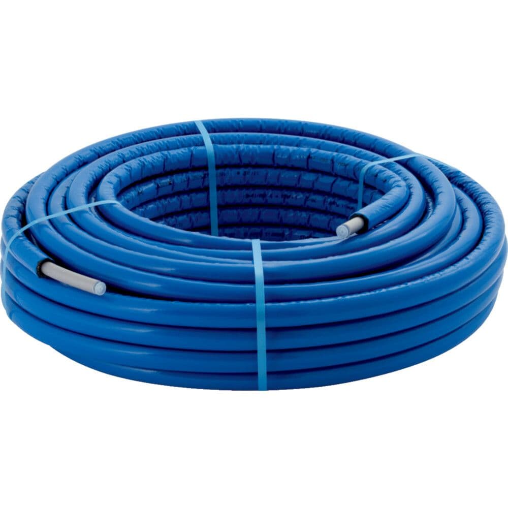 Geberit FlowFit tube multicouche isolé bleu D16 rouleau 50m vue 1