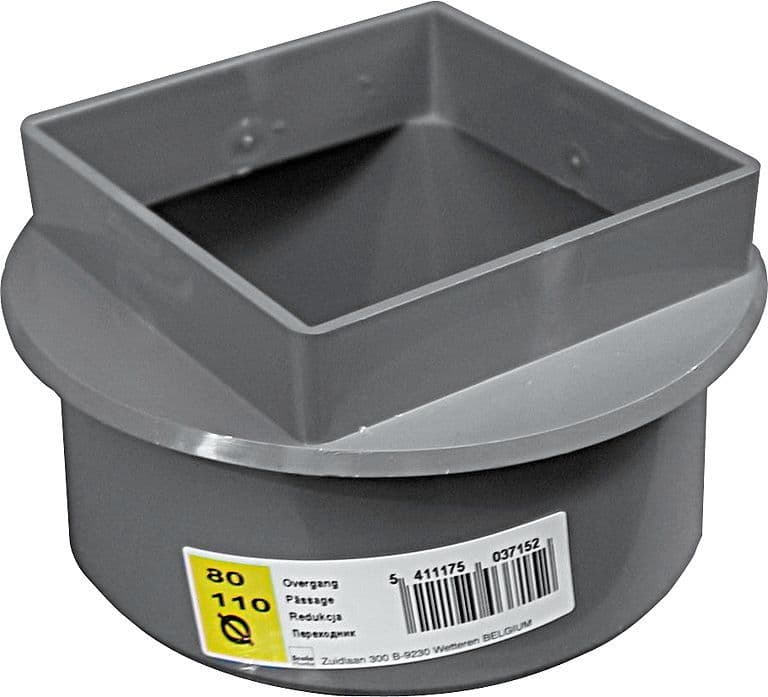 REDUCTION CARREE/RONDE GRISE  80-110MM vue 1