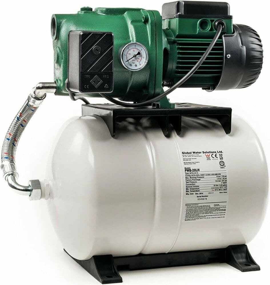 Dab Aquajetcom 82 M/20H GWS reservoir membrane pompe centrifuge auto-amorçante vue 1