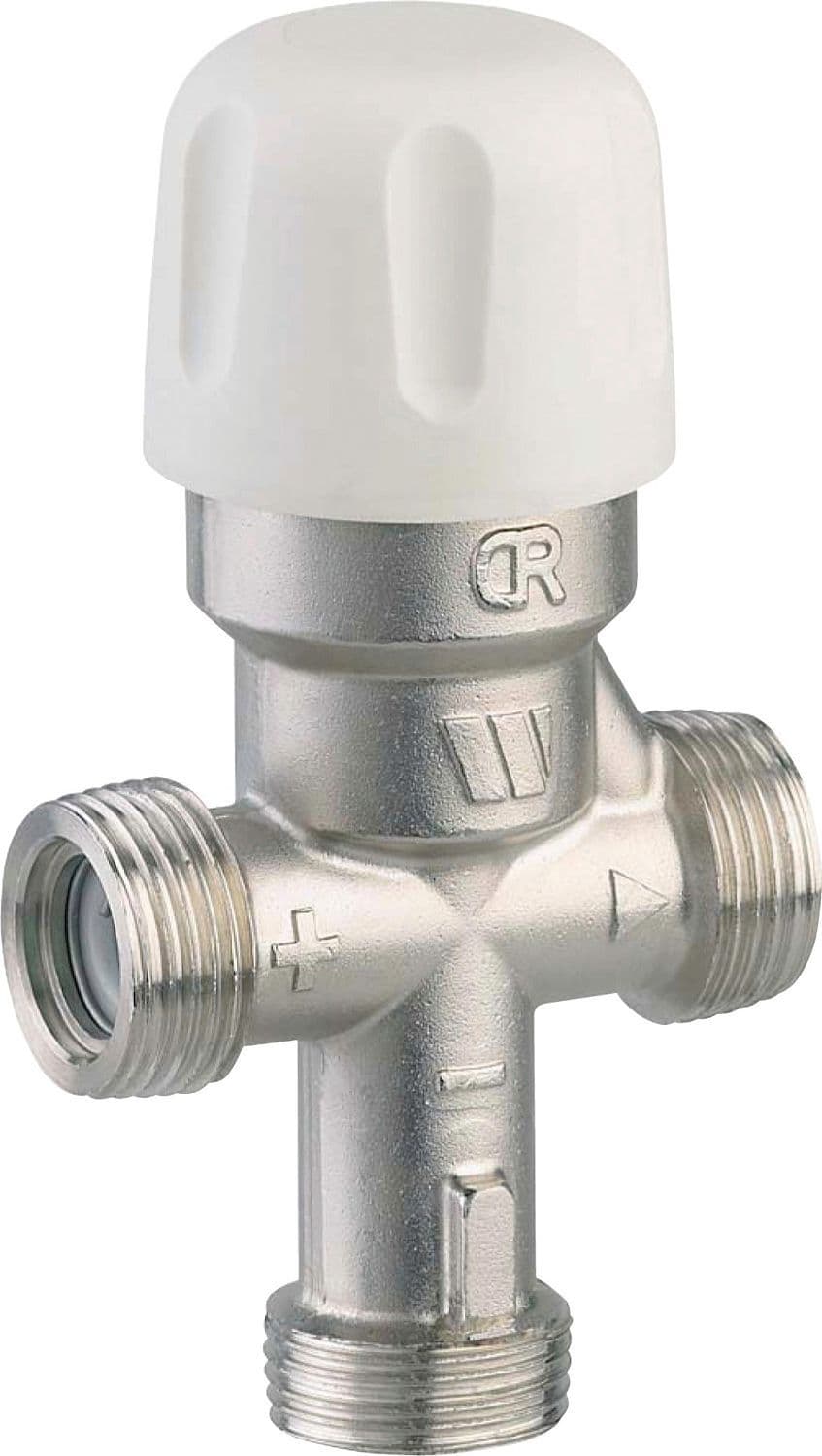 VANNE MELANGEUSE THERMOSTATIQUE+ CLAPET 3/4"25-55°C vue 1