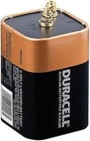 Pile mn908 duracell 4R25 6V 13000mAh alcaline 6V longueur 67mm largeur 67mm hauteur 111mm vue 1