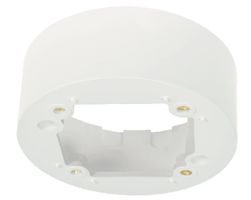 Cadre pour montage en saillie Swiss Garde, rond, couleur blanc vue 1