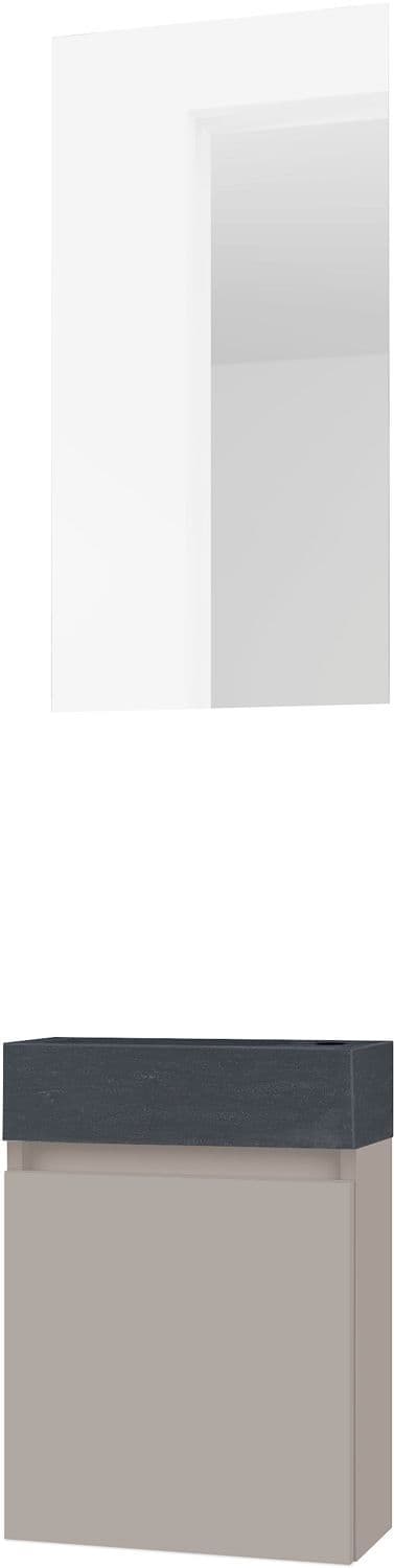 LAVE-MAINS FORM MINI STONE/ 1 PORT/MIROIR POUDRE GRIS vue 1