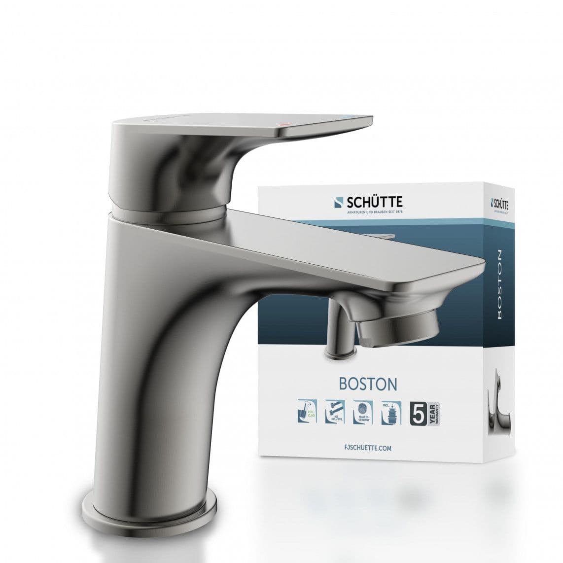 33212 BOSTON Mitigeur lavabo, graphite mat vue 1