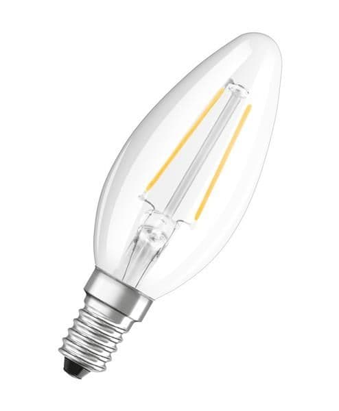 Lampe Led forme flamme CLB25 2,5W / 827 230V Fil E14 vue 1