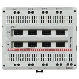 Dérivateur vidéo 2 fils 6 modules din vue 1