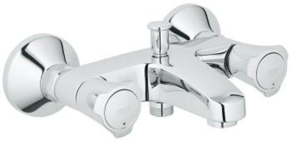 Grohe Costa L mitigeur bain deux poignées douche-raccordement par le dessous vue 1