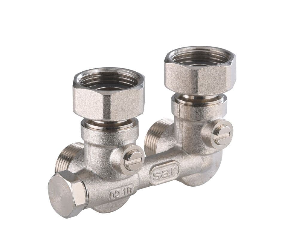 Comap 975 bloc-H monotube équerre mural 3/4" Eurocône sans nipples vue 1
