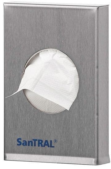 DISTRIBUTEUR SACHETS HYGIENIQUES SANTRAL C&C INOX BROSACE vue 1