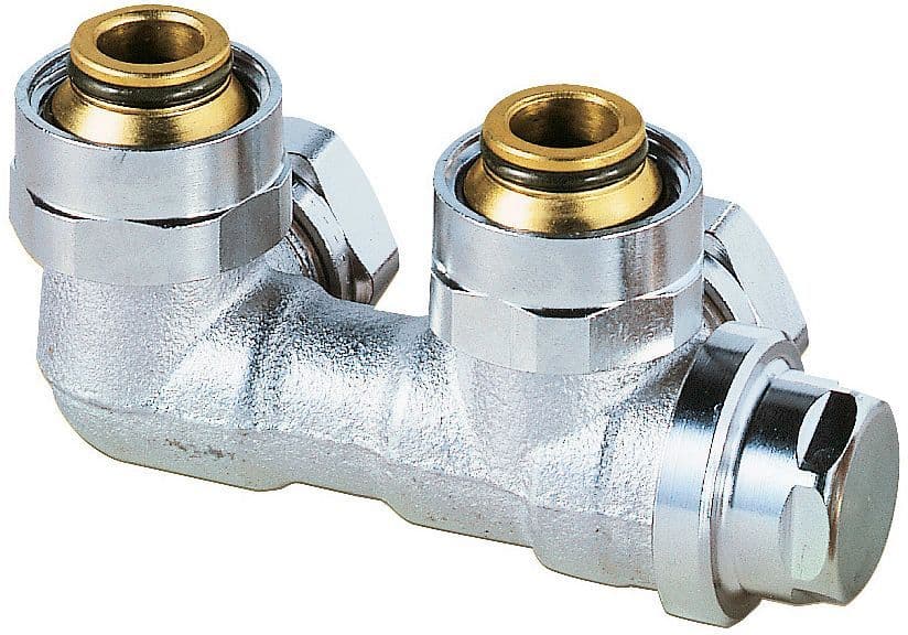 BLOC H BITUBE VEKOLUX HEIMEIER 3/4" EQUERRE vue 1