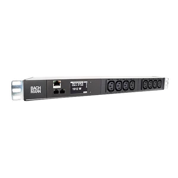 19 1HE 8 x C13 monitored TCP / IP strom 2,0m schuk vue 1