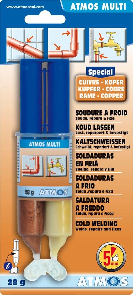 Atmos Cuivre cuivre liquide temps de durcissement 5 min vue 1