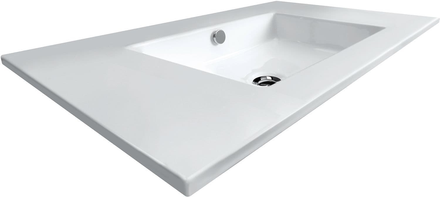 LAVABO COMBO/MOLTO/PURO 91X52CM PORCELAINE BLANC vue 1