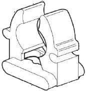 Attache universelle 16 - 22mm vue 1