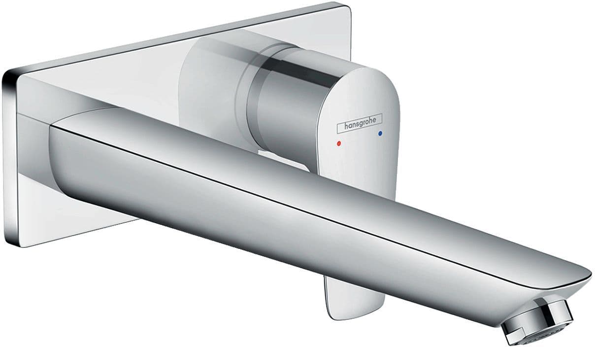 SET DE FINITION MITIGEUR LAVABO MURAL TALIS E HG 225MM CHROME vue 1