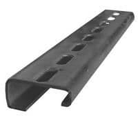 Rail Din 46277 asyMétrique Galvanisé perfor .6mm vue 1