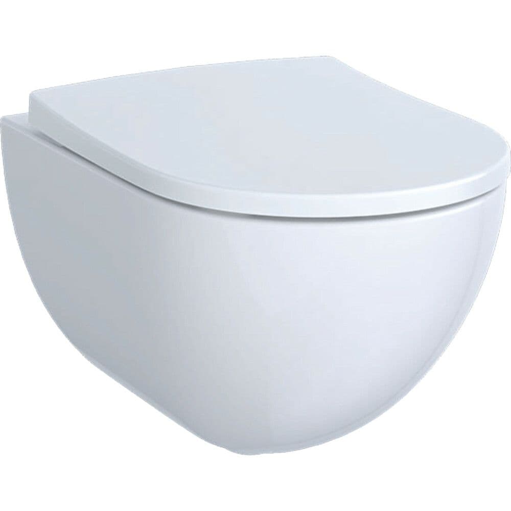 Geberit Acanto cuvette suspendue pack rimfree softclose take-off vue 1