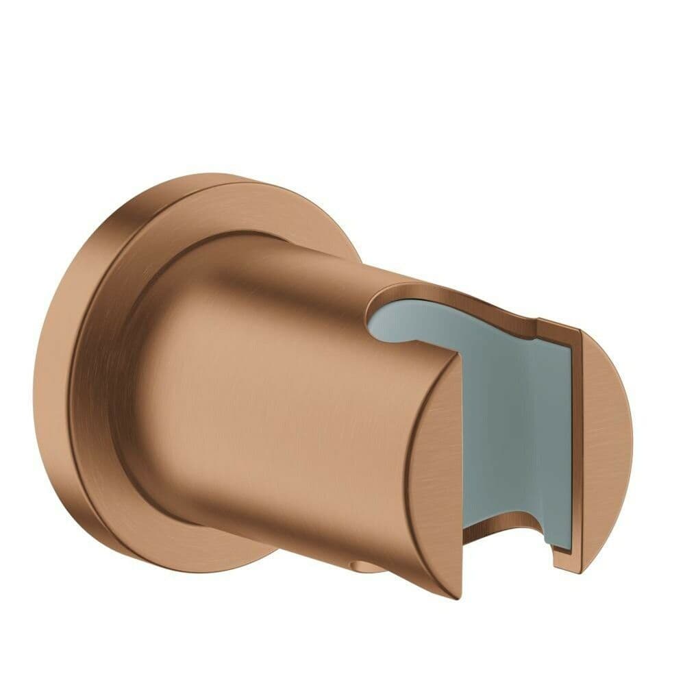 Grohe Rainshower support mur douchette non orientable rosace brushed warm sunset vue 1