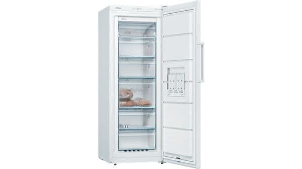 Congélateur - pose-libre serie 4 modèle armoire ****, NoFrost NoFrost, classe E, 39dB, 200L, Blanc, vue 1