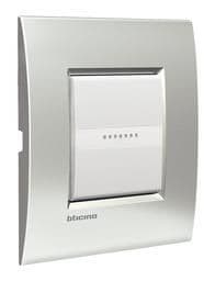 LivingLight - plaque air 2 modules Blanc perle vue 1