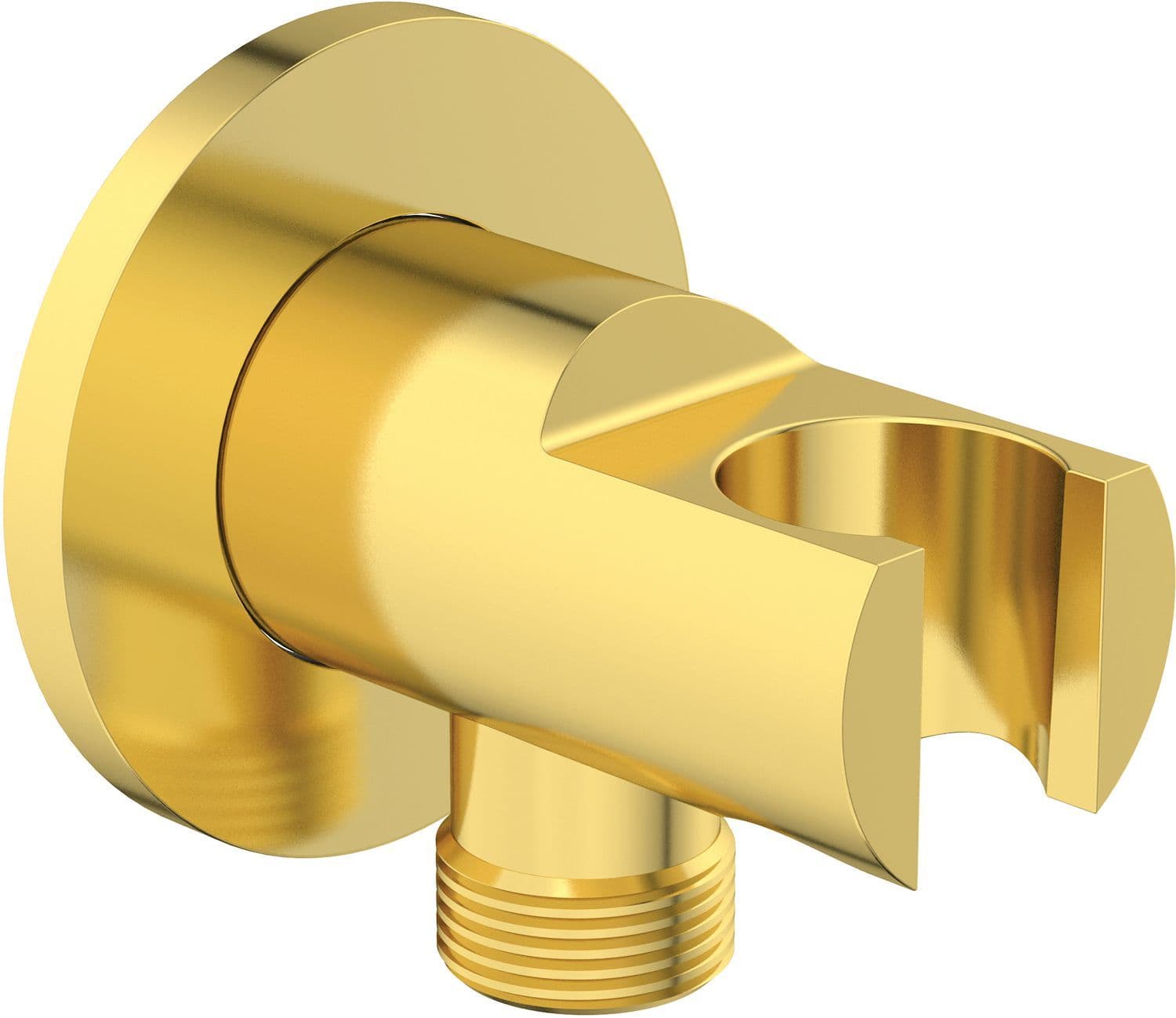 COUDE DE RACCORD+ SUPPORT DOUCHE JOY IS BRUSHED GOLD vue 1