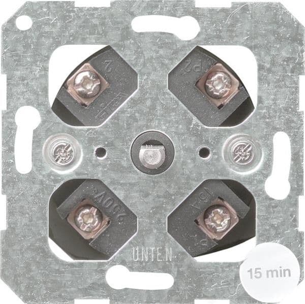Module minuterie à 2 pôles 16A 250V~ uniquement pour fixation par vis. vue 1