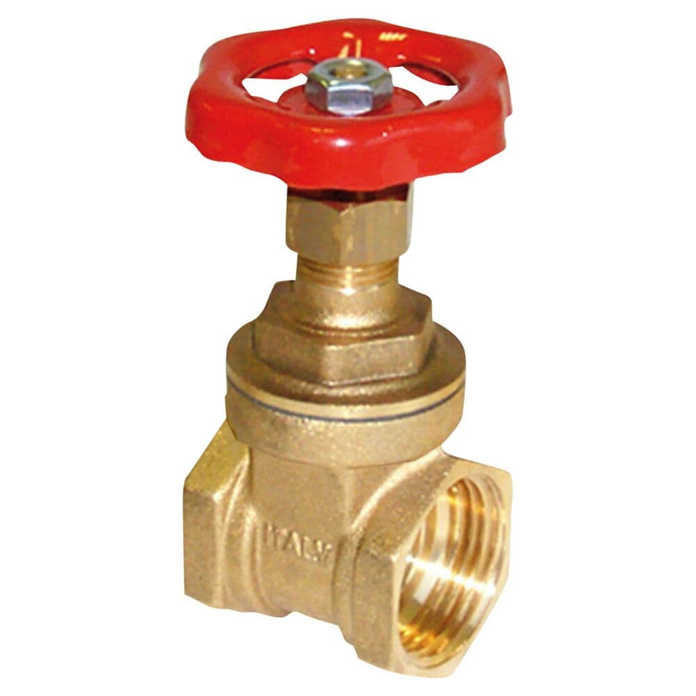 Vanne d'arrêt PN 10 laiton 1/2" FF vue 1
