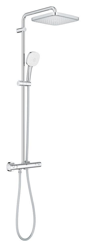 Grohe Tempesta Cube 250 système de douche avec mitigeur mural chromé vue 1