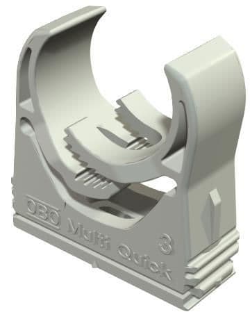 Multi - Quick clip 15 - 19mm Gris clair vue 1