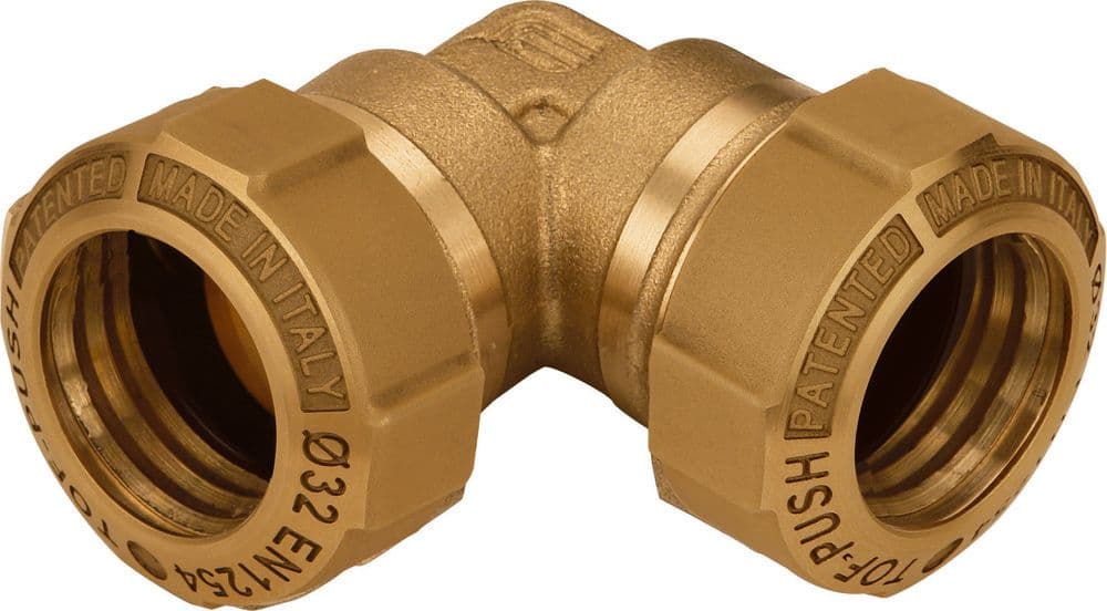 Effebi Tof profit coude en laiton D x D 32X32 vue 1