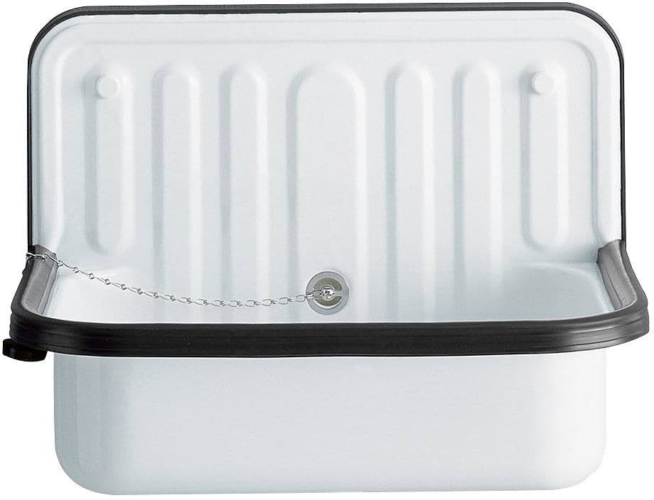 VIDOIR+BUTEE 510U ALAPE 510X360 AVEC TROP-PLEIN INCL.FIXATION+ CREPINE 6/4" BLANC vue 1