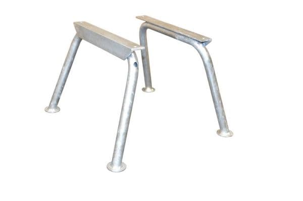 2 supports galvanisés vue 1