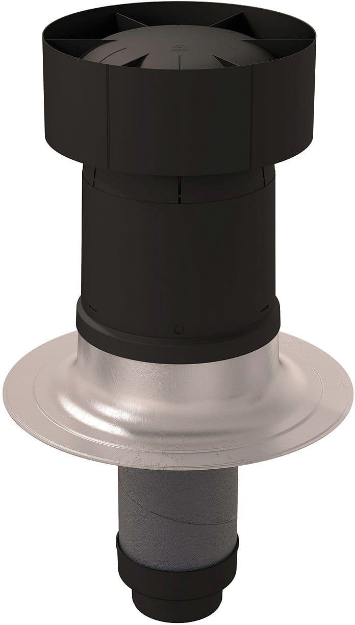 PASSAGE DE TOIT ISOLE POUR D-VENTILATION 160/150 TOIT PLAT VENTUS UBBINK vue 1