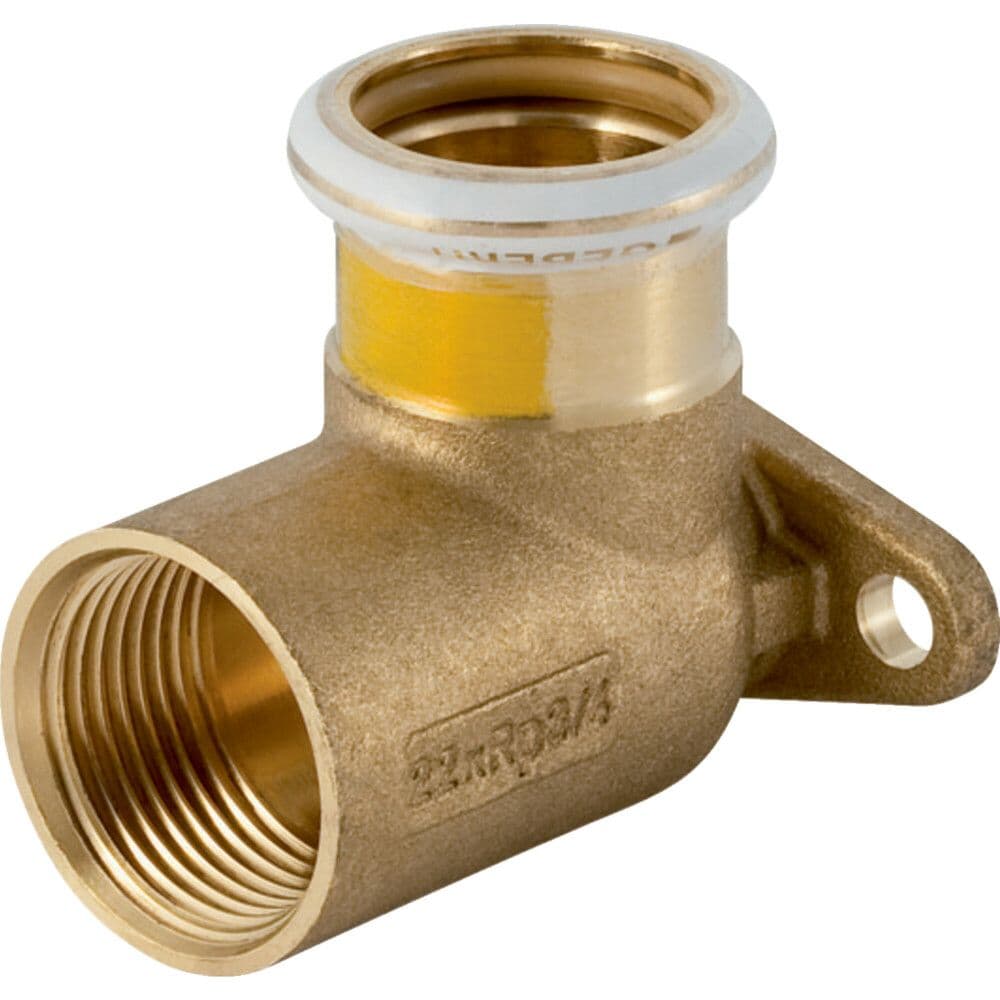 Geberit Mapress raccord sertir gaz culasse murale 90° intérieur L 43mm 15-1/2F vue 1