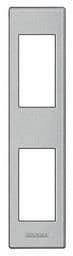 LivingLight - support plaque profilé 1 + 1 module Tech vue 1