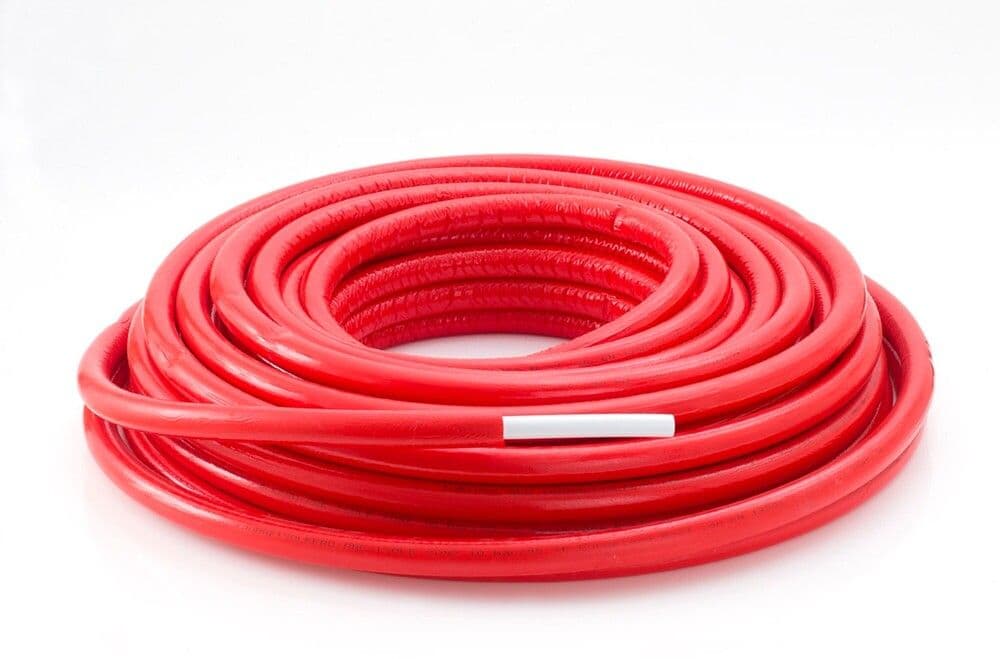 SYSTEMPEX tube rouleau pré-isolé rouge D26 10mm 50m vue 1