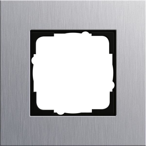 Cadre de finition Gira Esprit Aluminium (anodisé) - Aluminium anodisé E 1 EV 1. vue 1