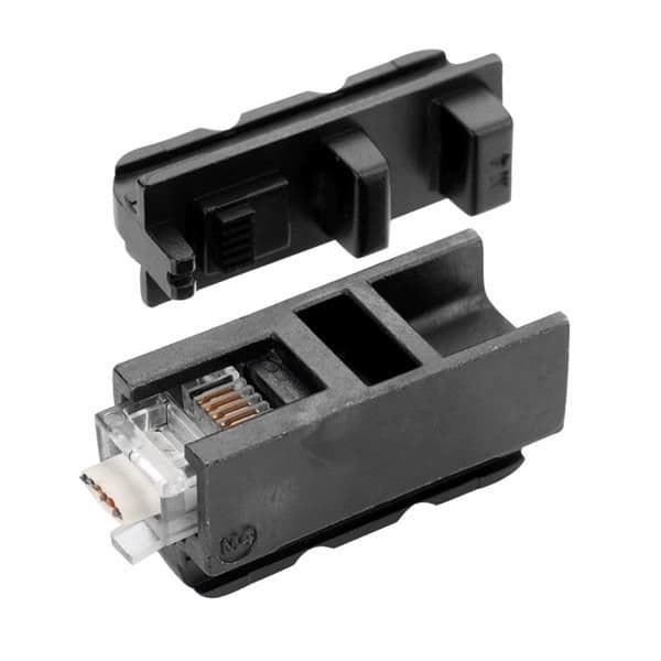 Insert pour click`n`crimp RJ11 - RJ12 vue 1
