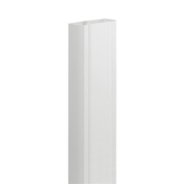 Goulotte DLP design 50 x 80mm Blanc - 2m - couvercle 65mm vue 1