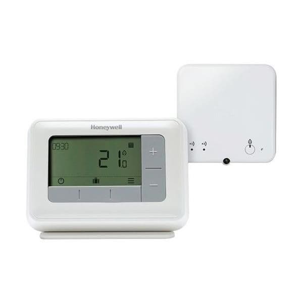 T4R thermostat digital à horloge sans fil - 7 jours -  avec récepteur tout / rien et opentherm vue 1