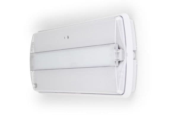 Step Led 20 Led 5.2W 550lm autotestotest 1h non permanent IP42 IK07 vue 1