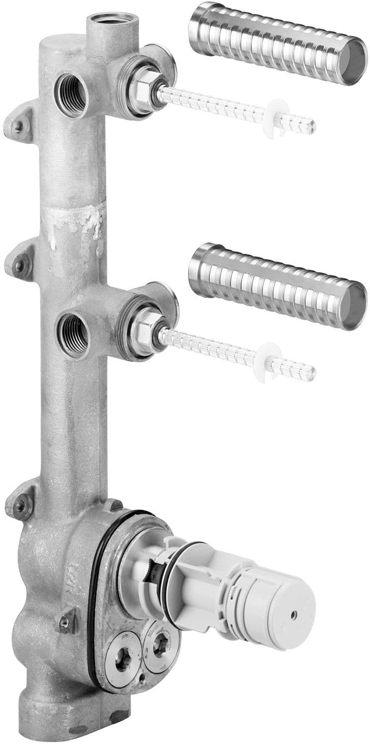 THERMOSTAT A ENCASTRER + 2 ROBINETS D'ARRET DORNBRACHT XTOOL NOUVEAU vue 1