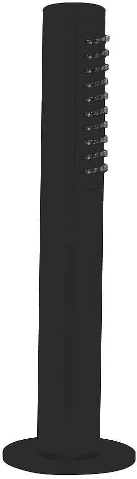 GARNITURE DE BAIN SUR GORGE UNIVERSEL NOBILI ROND NOIR MAT vue 1