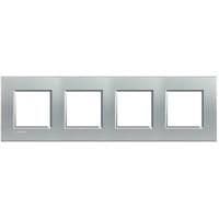 LivingLight - plaque rectangulaire 4 x 2 modules 71mm Tech vue 1