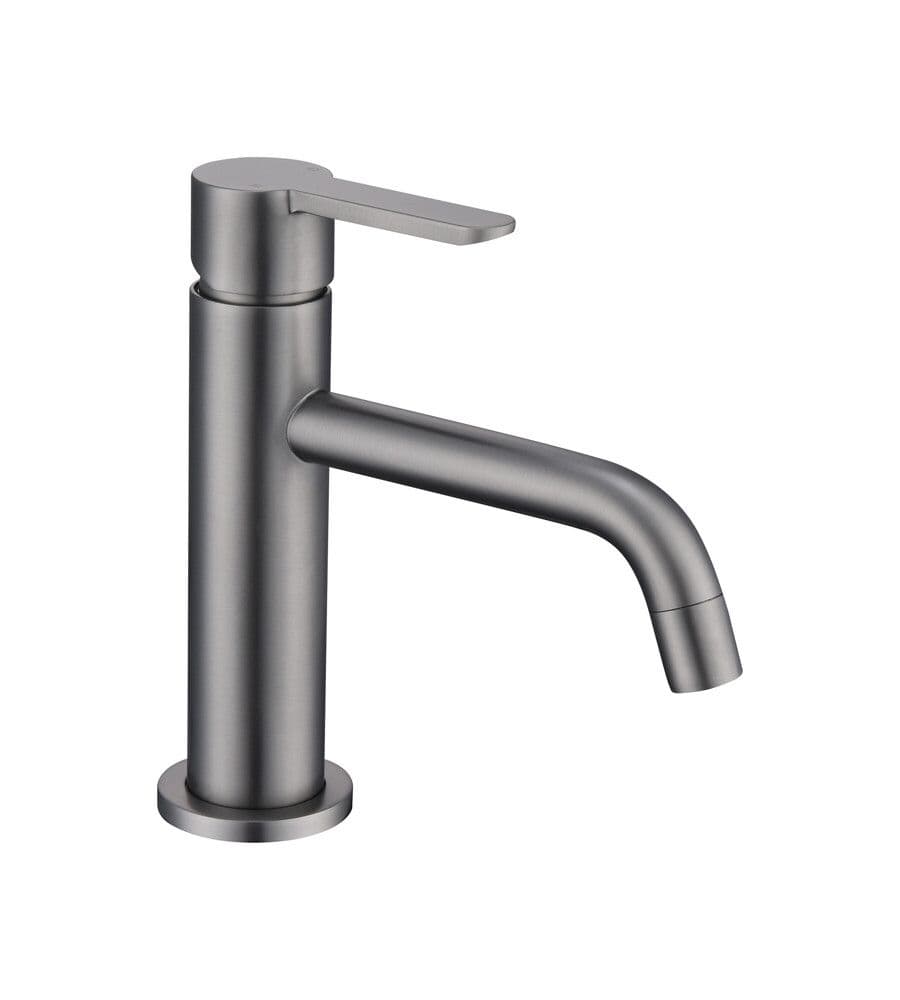 GO Van Marcke Verona mitigeur lavabo avec click-clack métal brossé vue 1