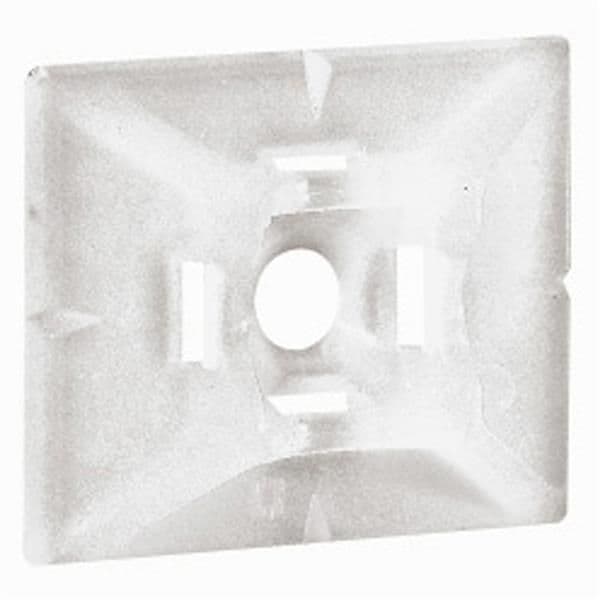 Embase adhésive incolore colliers colring largeur 4,6mm vue 1